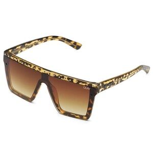 Quay x JLO "Hindsight" Shield Frame Studded Sunglasses